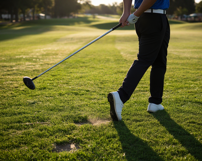 Professional Golfer Swing