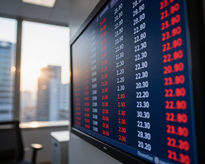Stock Market Digital Display