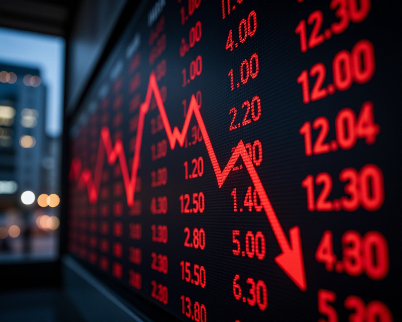 Stock Market Decline Visual