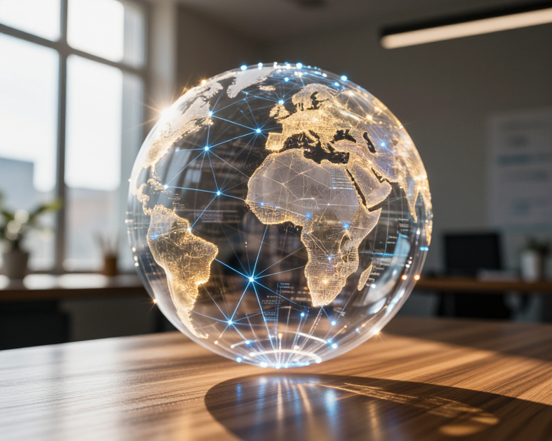 Global AI Connectivity Concept