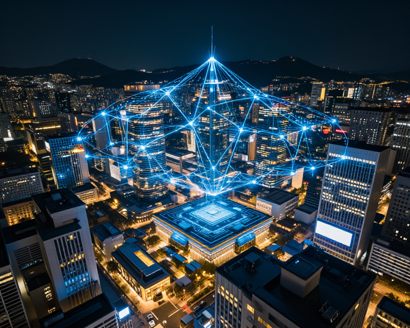Futuristic AI Korea