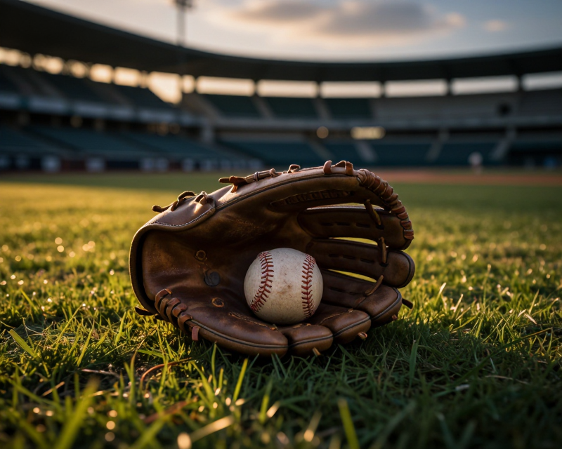 Nostalgic Baseball Stadium