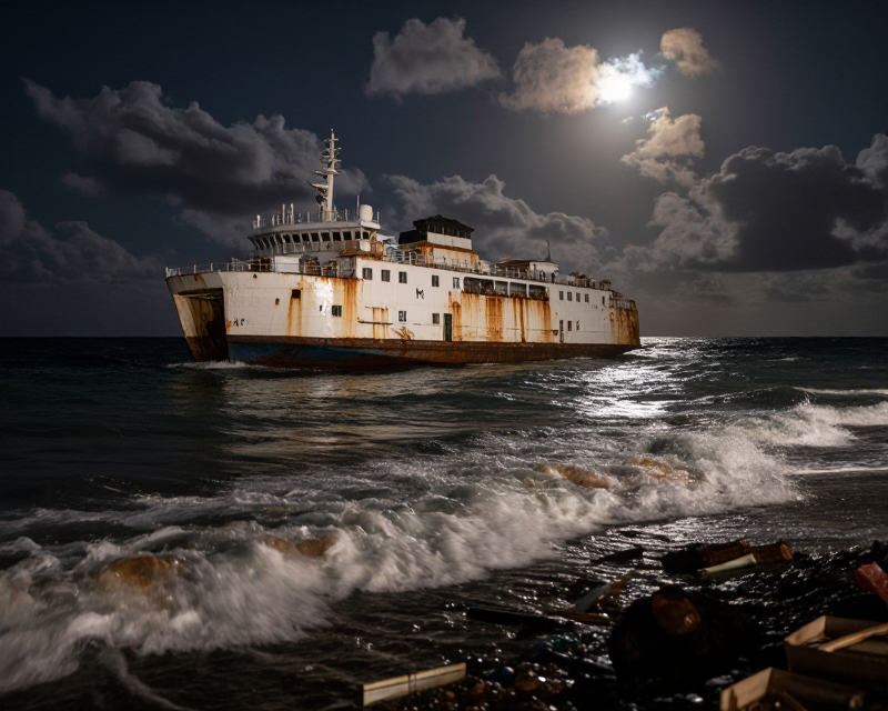 Guyana Ferry Accident Scene