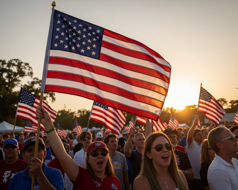 Political Victory Celebration in Louisiana