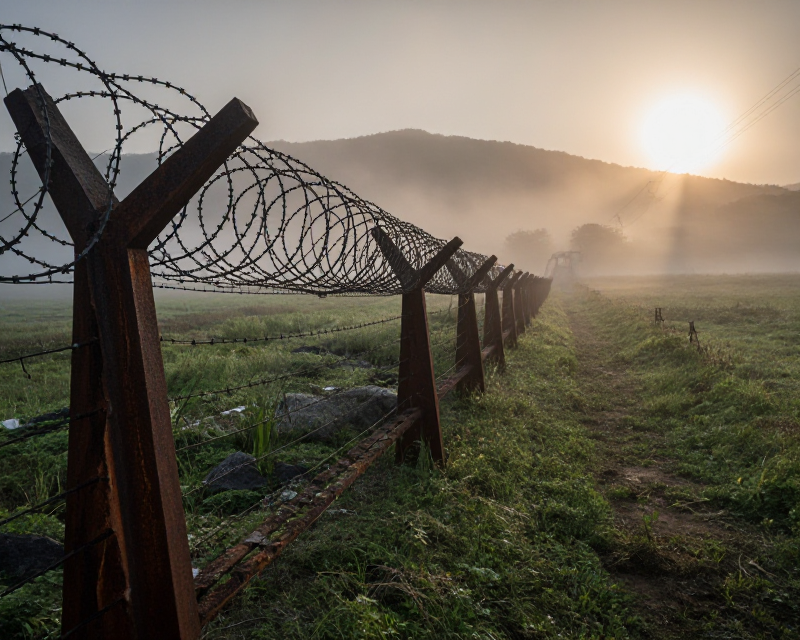 Symbolic Korean Peninsula Border